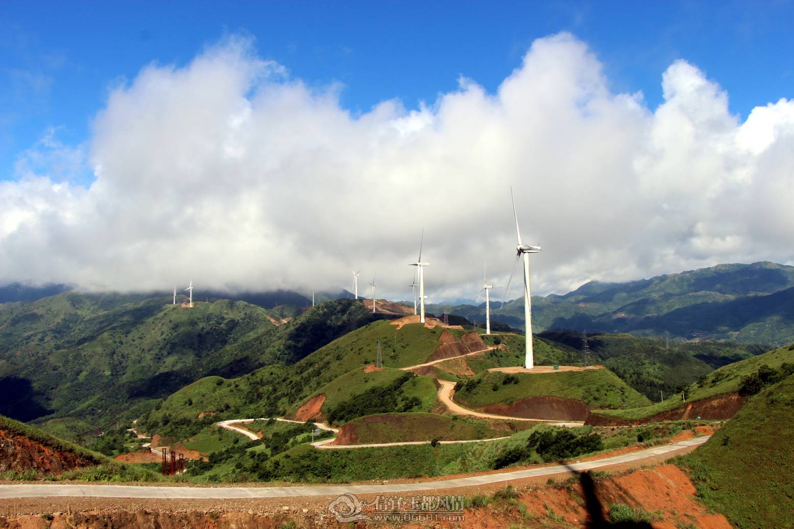 合水中坳风电场(图2[图集 信宜-玉都风情